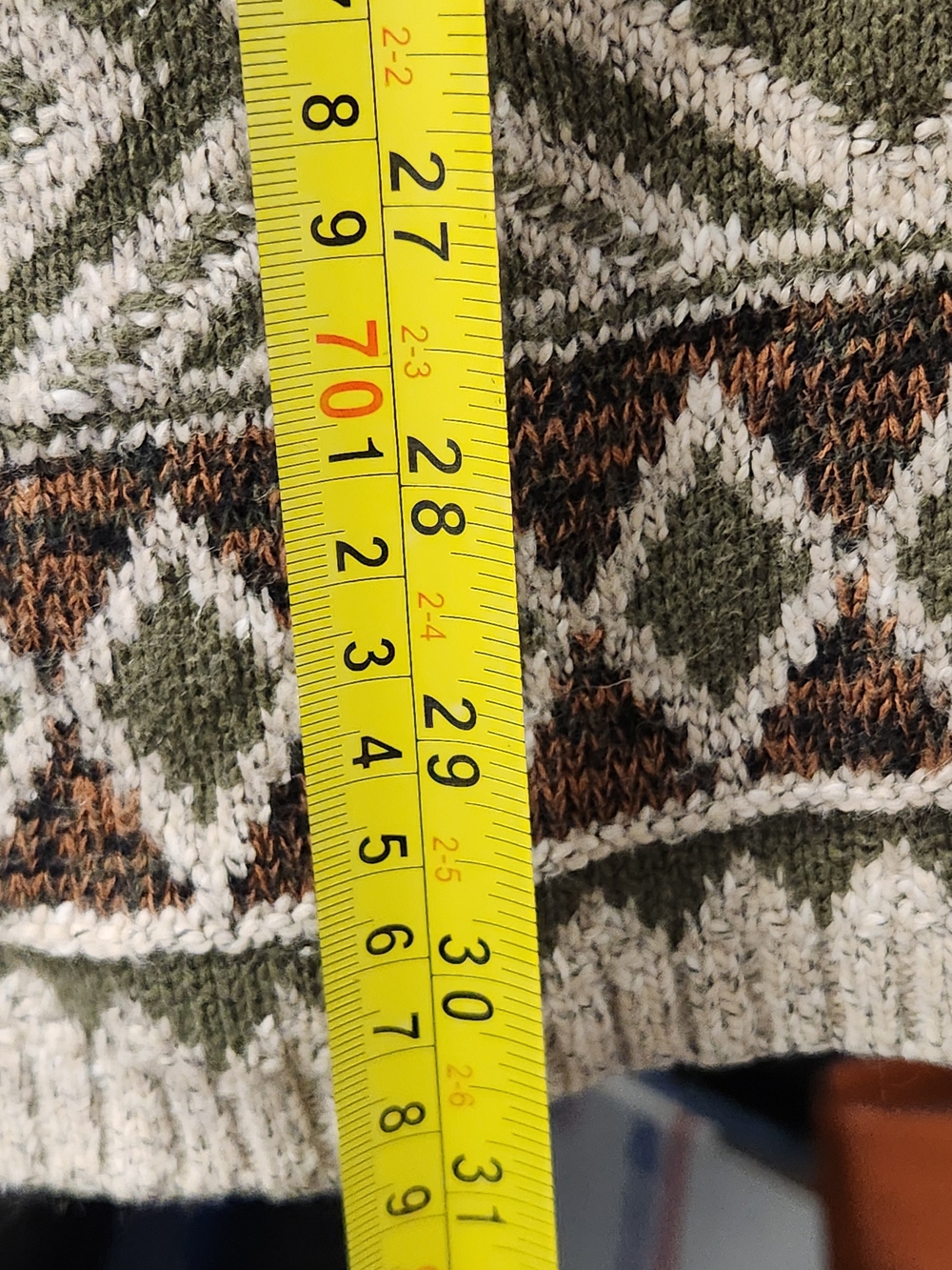 Lucky Brand Southwestern Geometric Long Cardigan Duster Size Large - Picture 6 of 9